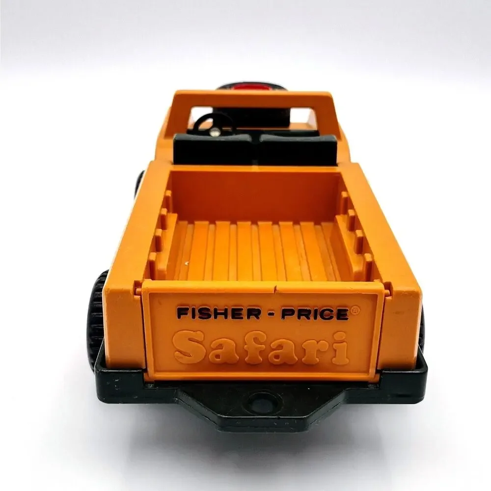 Fisher-Price Vintage 1975 Adventure People Safari Jeep Truck Yellow Made In USA